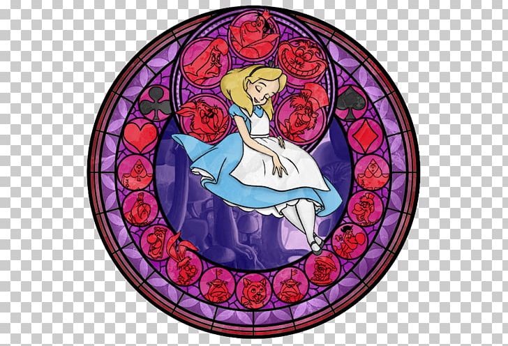 Kingdom Hearts: Chain Of Memories Kingdom Hearts 3D: Dream Drop Distance Queen Of Hearts Stained Glass PNG, Clipart, Art, Circle, Disney Princess, Fictional Character, Glass Free PNG Download