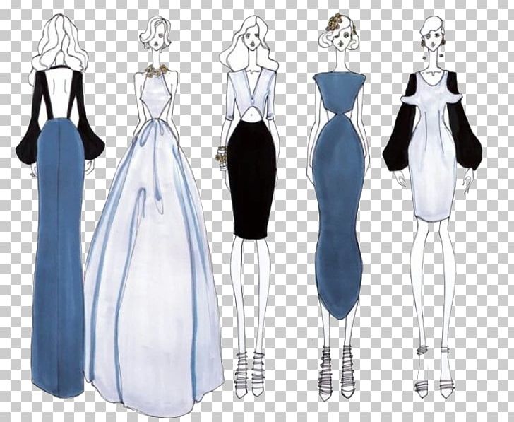 Fashion Illustration Fashion Design Illustration PNG, Clipart, Blue, Brouillon, Clothing, Costume, Electric Blue Free PNG Download