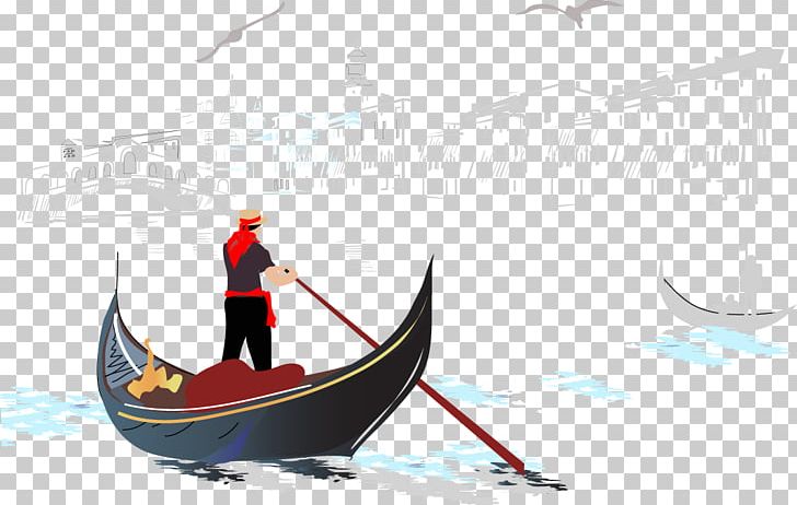Venice Gondola Illustration PNG, Clipart, Boat, Boating, Boat Vector, Bran, Caravel Free PNG Download
