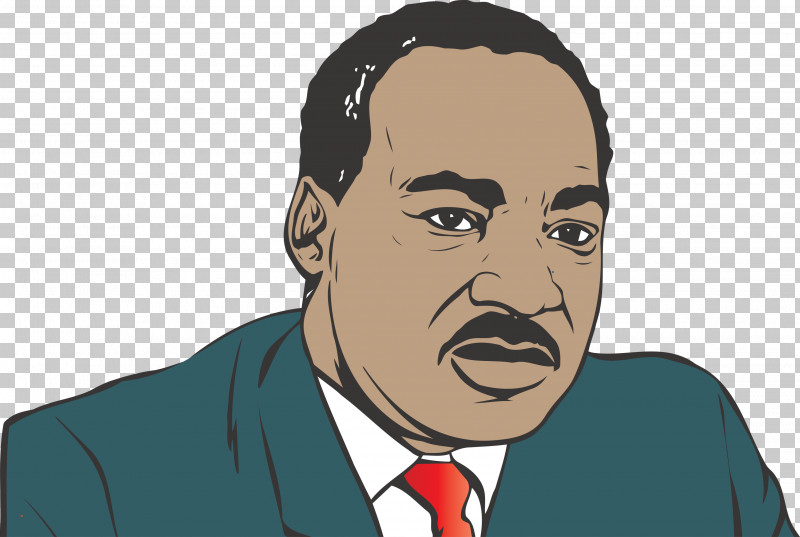 Martin Luther King Jr Day MLK Day King Day PNG, Clipart, Cartoon, Chin ...