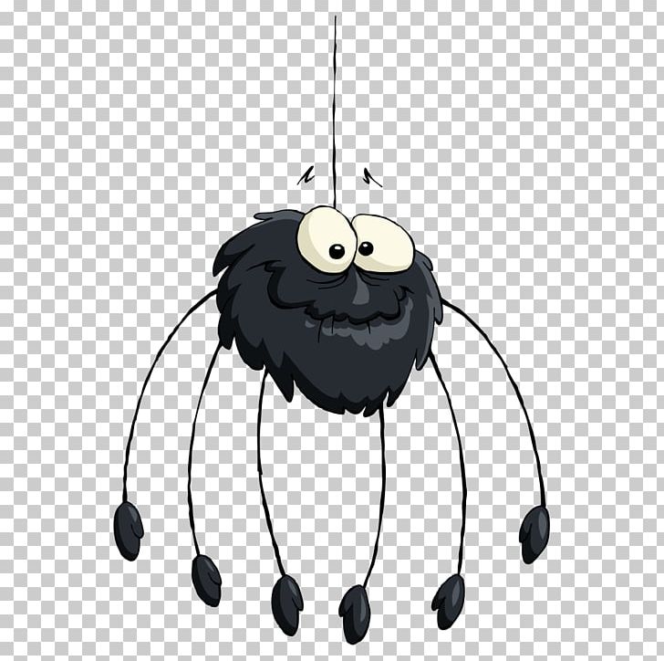 Spider Cartoon Illustration PNG, Clipart, Animal, Animal Illustration, Animation, Background Black, Black Free PNG Download