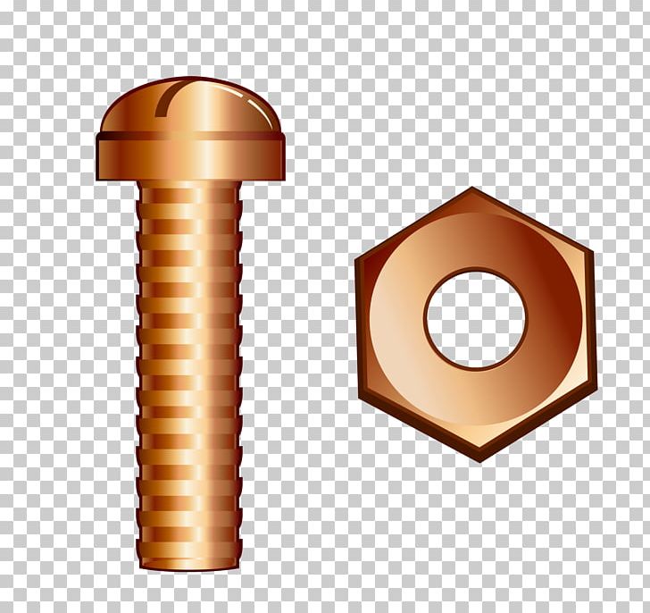 Screw Nut Drawing PNG, Clipart, Animation, Cartoon, Cartoon Material, Copper, Cylinder Free PNG Download
