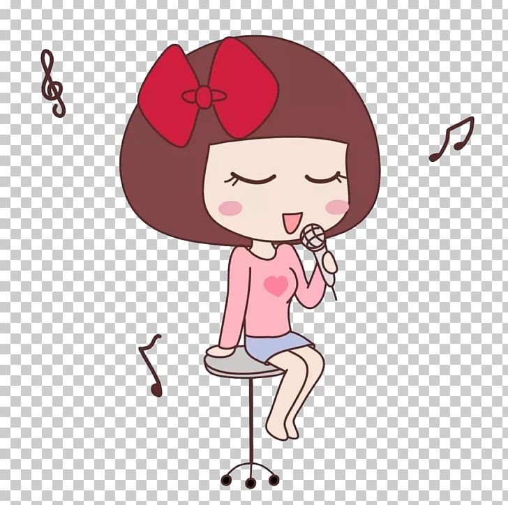 Singing Cartoon Girl PNG, Clipart, Art, Baby Girl, Child, Children, Fashion Girl Free PNG Download