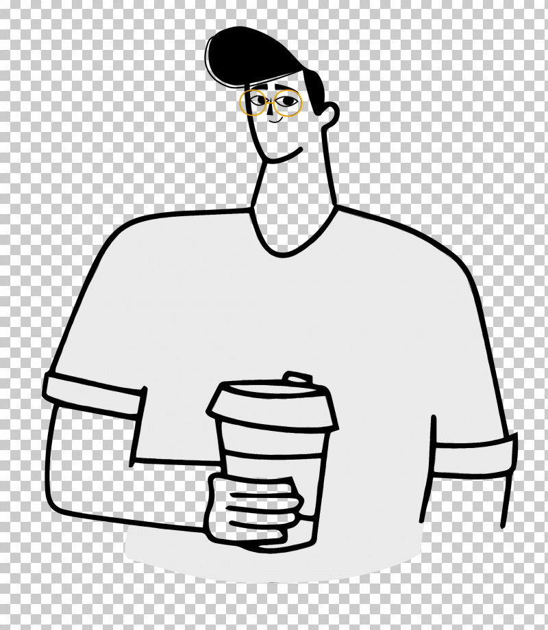Line Art Line Human Head Cover Art Hat PNG, Clipart, Cover Art, Hat, Holding Coffee, Human Body, Human Head Free PNG Download