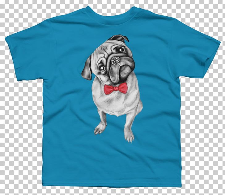 Pug T-shirt Snout Kitten PNG, Clipart, Blue, Bluza, Boy, Carnivoran, Cat Free PNG Download