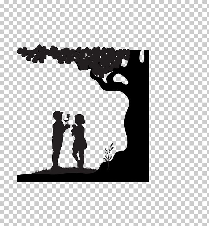 Silhouette Significant Other Poster PNG, Clipart, Black, Black And White, Black Couple, Black Vector, Brand Free PNG Download