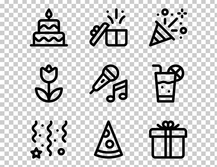Computer Icons Icon Design PNG, Clipart, Angle, Area, Art, Birthday Elements, Black Free PNG Download
