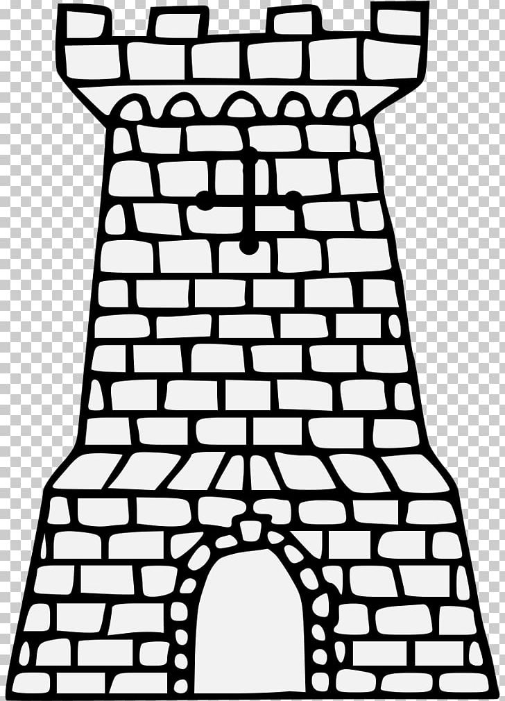 Fortified Tower Castle Drawing Coloring Book PNG, Clipart, Area, Black And White, Brick, Castle, Child Free PNG Download