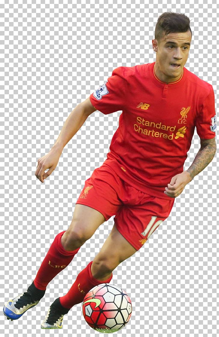 Philippe Coutinho Liverpool F.C. Jersey Football Player PNG, Clipart, Ball, Clip Art, Football, Football Player, Jersey Free PNG Download