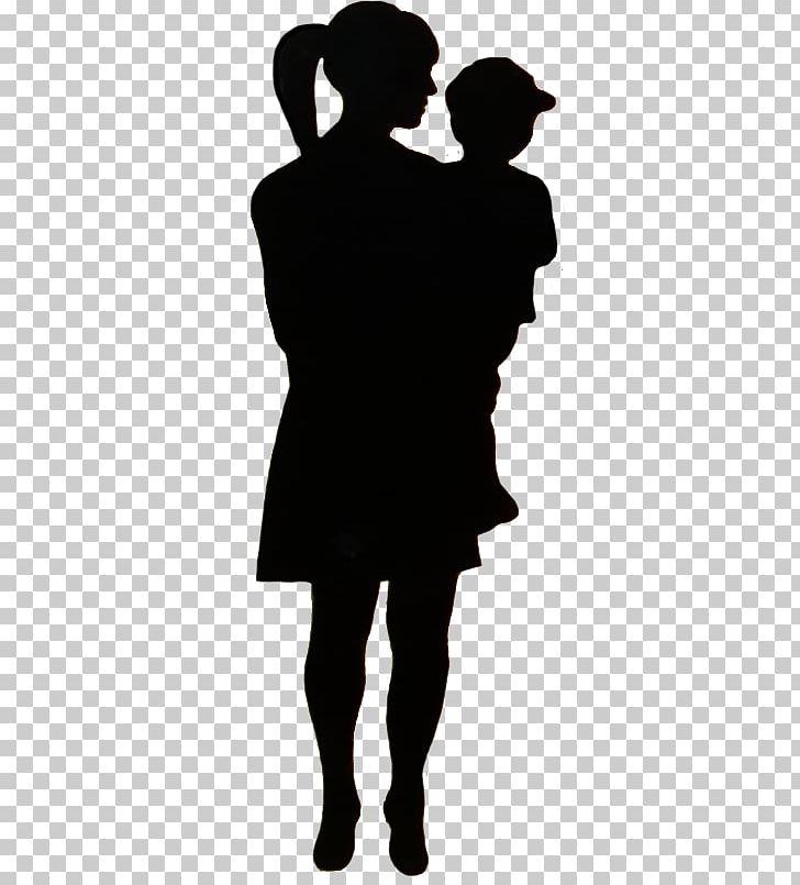 Child Silhouette Mother Woman Png Clipart Black And White Boy Child Female Girl Free Png Download