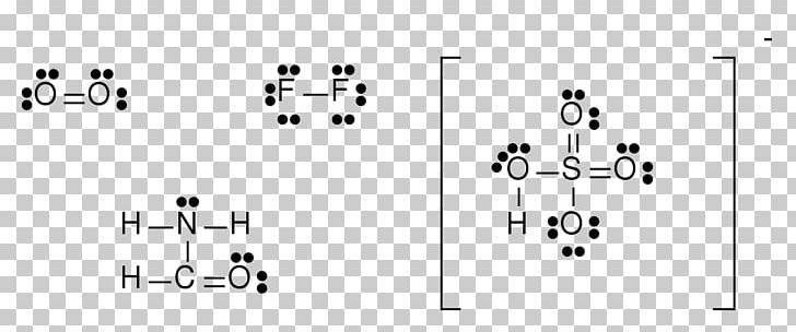 Lewis Structure Electron Chemical Bond Atom Force PNG, Clipart, Angle, Area, Atom, Black, Black And White Free PNG Download