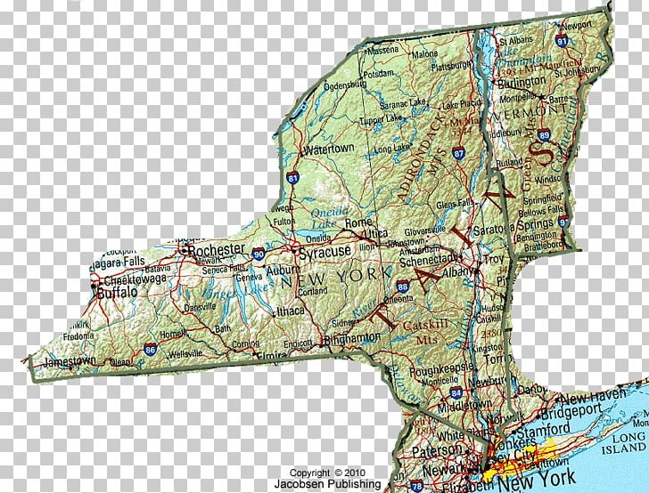 New York City Topographic Map Road Map Terrain Cartography Png