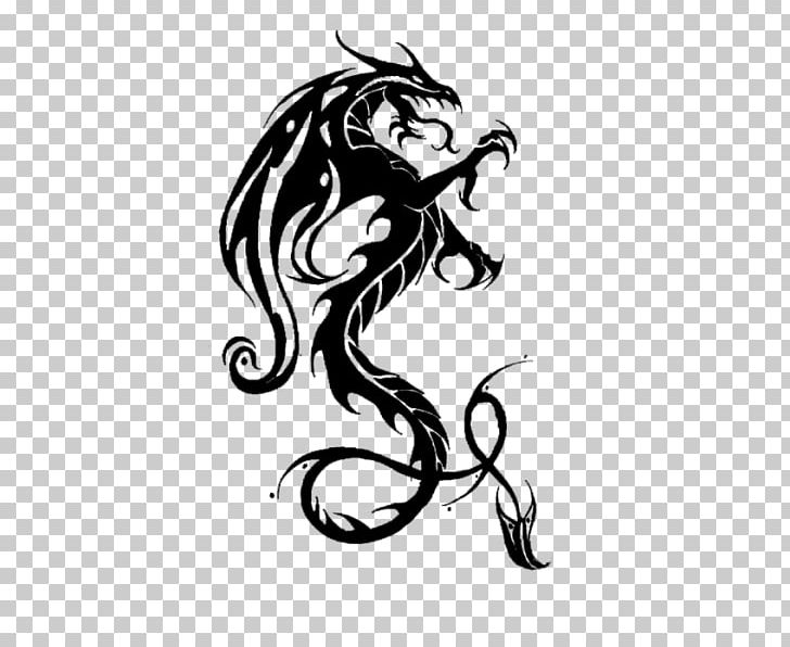 Wall Decal Paper Sticker Tattoo PNG, Clipart, Art, Artwork, Black, Black And White, Chinese Dragon Free PNG Download
