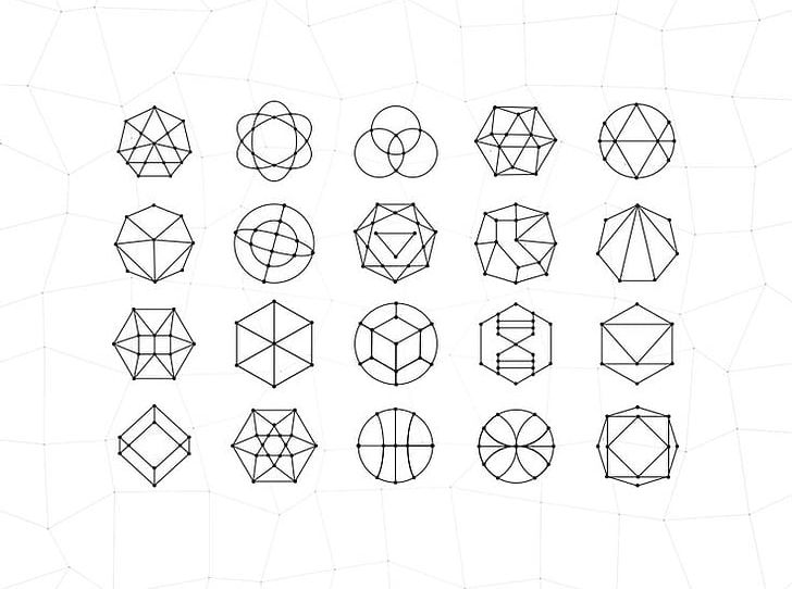 Computational Geometry Logo Sacred Geometry PNG, Clipart, Angle, Area, Black And White, Circle, Computer Icons Free PNG Download