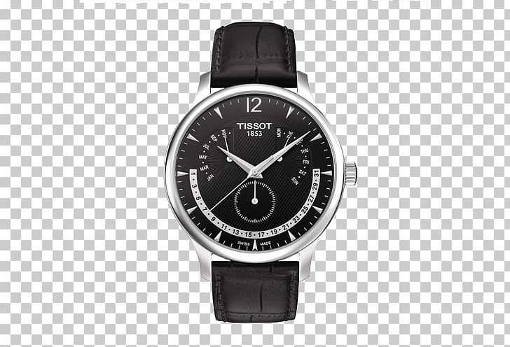 Le Locle Tissot Watch Leather Strap PNG, Clipart, Accessories, Apple Watch, Black, Brand, Chronograph Free PNG Download
