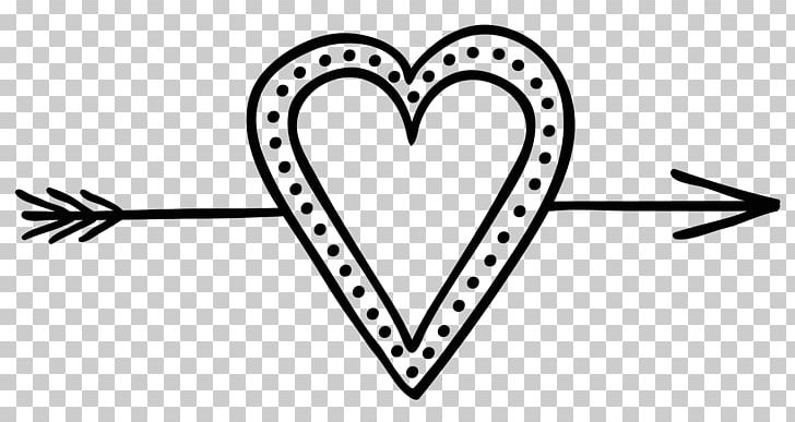 Cupid Heart Euclidean PNG, Clipart, Area, Arrow, Arrow , Black, Black And White Free PNG Download