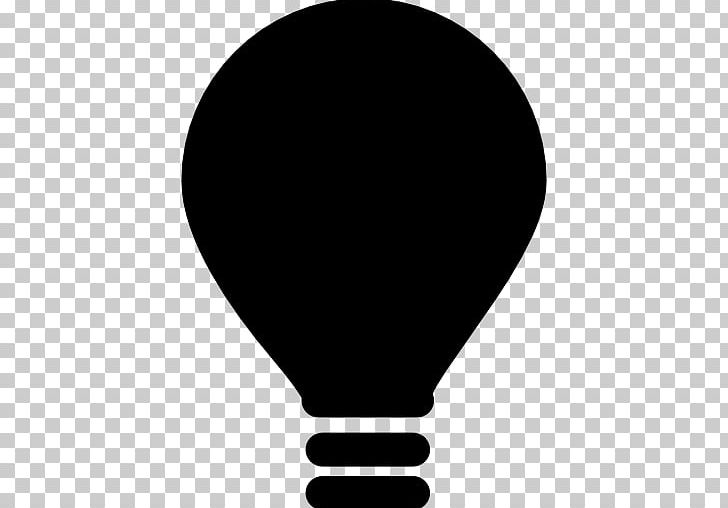 Incandescent Light Bulb Lamp Lighting PNG, Clipart, Black, Black And White, Circle, Computer Icons, Hot Air Balloon Free PNG Download