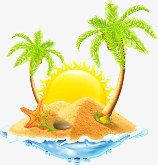 Summer Beach Scenery PNG, Clipart, Beach, Beach Clipart, Beach Clipart, Coconut, Coconut Tree Free PNG Download