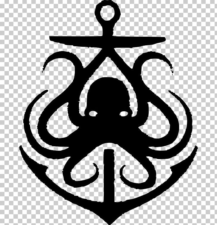 The Octopus Literary Salon Now The Octopus Is Three! Menu Designs PNG, Clipart, Anchor, Artwork, Autocad Dxf, Black Anchor, Black And White Free PNG Download