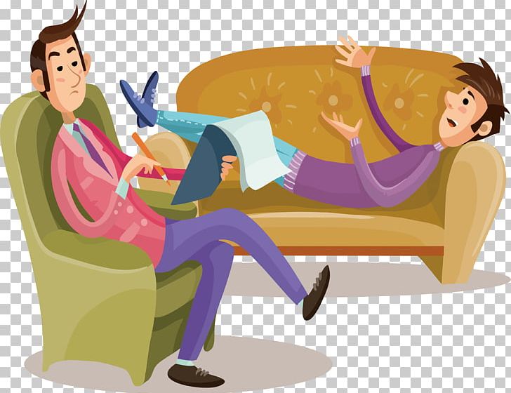 Therapy Psychotherapist Psychologist Stock Illustration PNG, Clipart, Adolescence, Angle, Art, Cartoon, Chair Free PNG Download