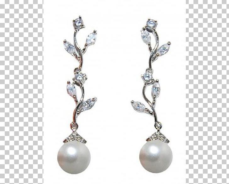 Pearl Earring Cubic Zirconia Body Jewellery PNG, Clipart, Art Deco, Body Jewellery, Body Jewelry, Bride, Crystal Free PNG Download