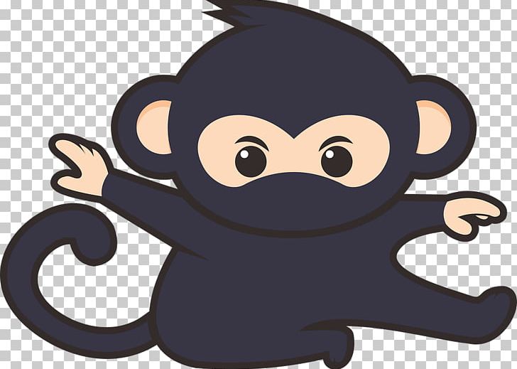 Ninjatō Monkey Cartoon PNG, Clipart, Animal, Cartoon, Drawing, Fictional Character, Little Baby Bum Free PNG Download