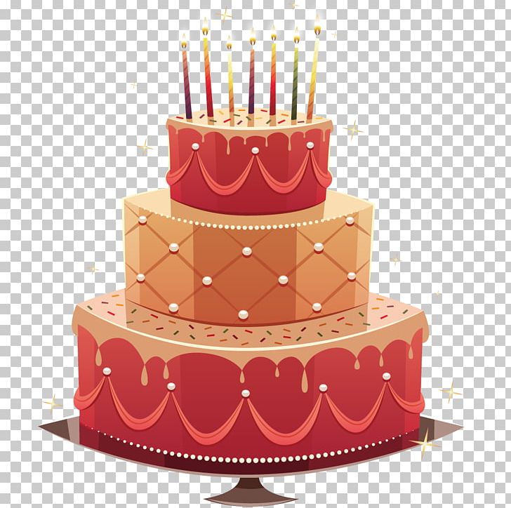 Birthday Cake Cream Dobos Torte Rainbow Cookie Png Clipart Baked