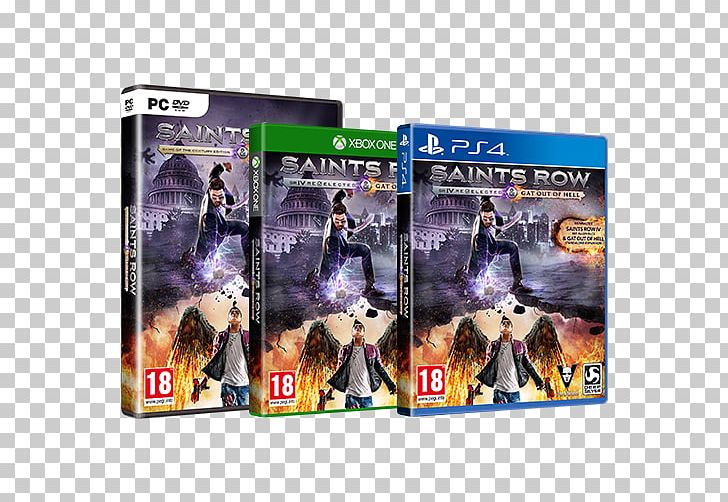 Xbox 360 Saints Row IV Saints Row: Gat Out Of Hell Open World Expansion Pack PNG, Clipart, Action Figure, Deep Silver, Downloadable Content, Electronic Device, Expansion Pack Free PNG Download