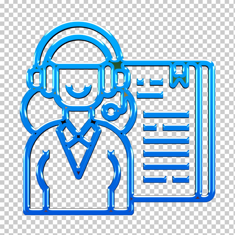 Management Icon Receptionist Icon PNG, Clipart, Electric Blue, Line Art, Management Icon, Receptionist Icon Free PNG Download