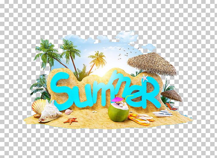 Summer Vacation Beach Holiday Summer 4 Two PNG, Clipart, Clip Art, Coconut Tree, Decorative Patterns, Desktop Wallpaper, Flip Flops Free PNG Download