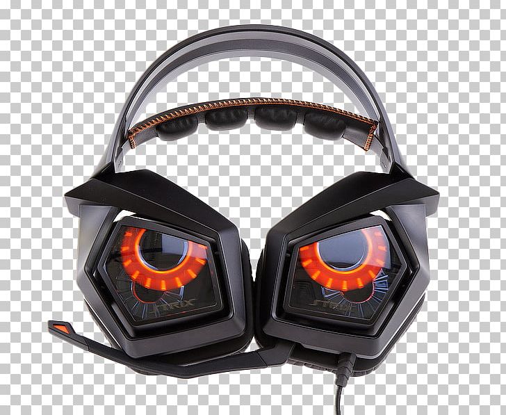 Headphones ASUS Strix 7.1 7.1 Surround Sound PNG, Clipart, Asus Strix 71, Audio, Audio Equipment, Audio Signal, Black Free PNG Download