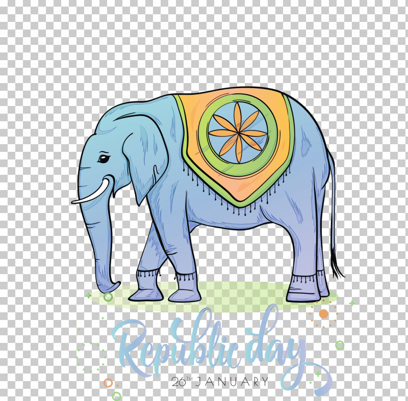 Indian Elephant PNG, Clipart, 26 January, African Elephant, Animal Figure, Elephant, Happy India Republic Day Free PNG Download