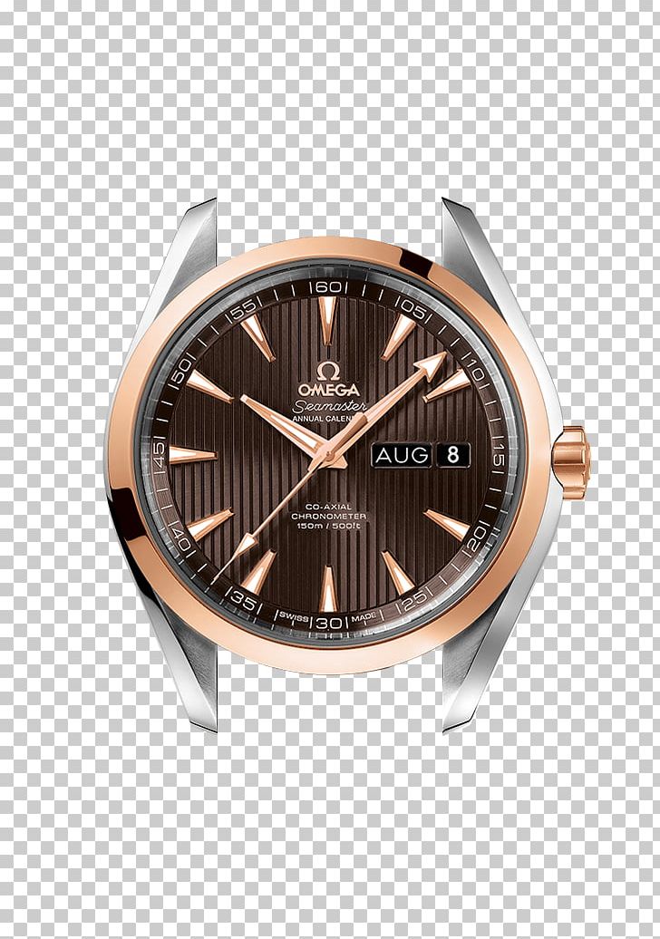 Omega Seamaster Omega SA Coaxial Escapement Annual Calendar Watch PNG, Clipart, Annual Calendar, Brand, Brown, Chronograph, Chronometer Watch Free PNG Download
