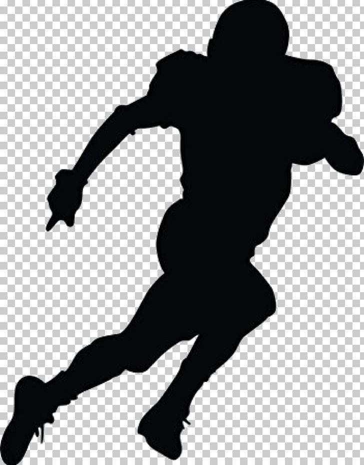 flag football player silhouette