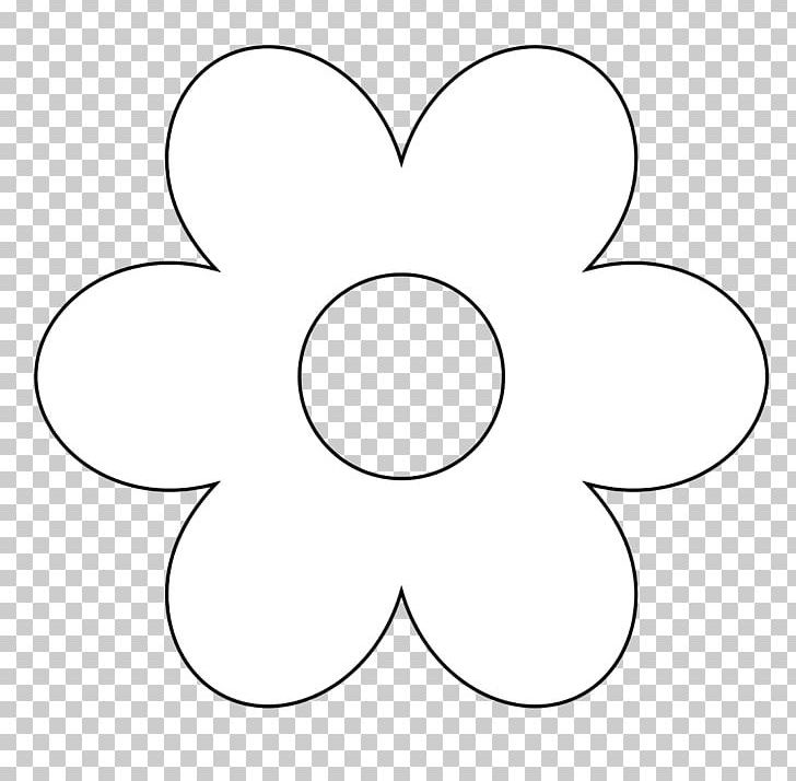 White Circle Area PNG, Clipart, Area, Black, Black And White, Circle, Flower Free PNG Download