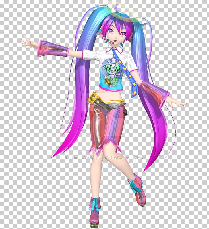 Hatsune Miku: Project Diva X Megurine Luka MikuMikuDance Vaporwave PNG, Clipart, Action Figure, Anime, Barbie, Cinema, Costume Free PNG Download