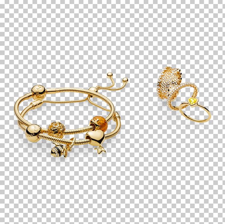 Earring Pandora Jewellery Bracelet Gold PNG, Clipart, Bijou, Body Jewellery, Body Jewelry, Bracelet, Charm Bracelet Free PNG Download