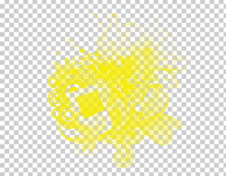 Floral Design Yellow Pattern PNG, Clipart, Circle, Computer, Computer Wallpaper, Decorative Elements, Element Free PNG Download