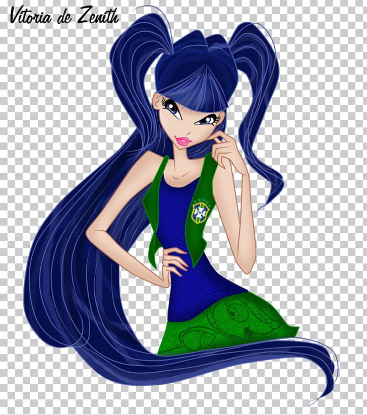 Musa Fairy Mermaid Cartoon PNG, Clipart, Anime, Art, Black Hair, Cartoon, Electric Blue Free PNG Download