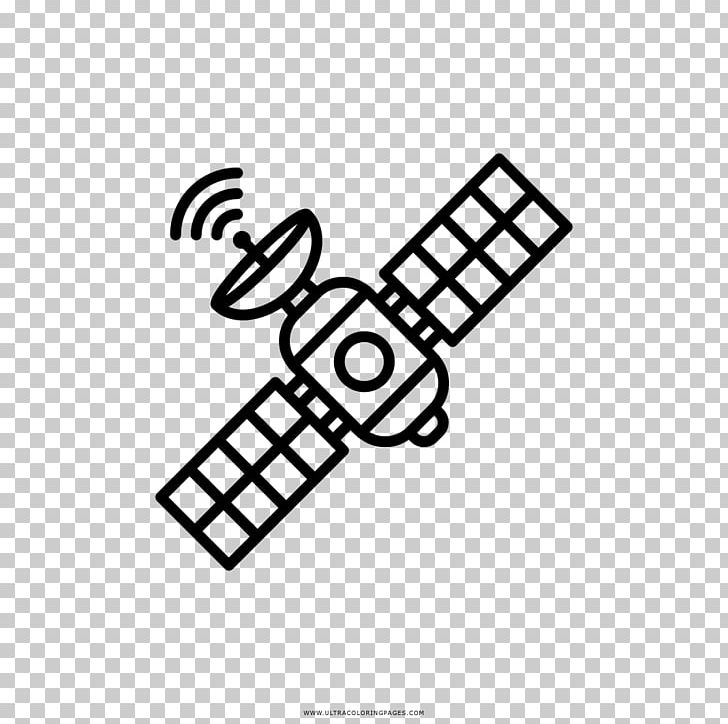 Satellite Drawing Coloring Book Computer Icons PNG, Clipart, Apple, Area, Black, Black And White, Brand Free PNG Download