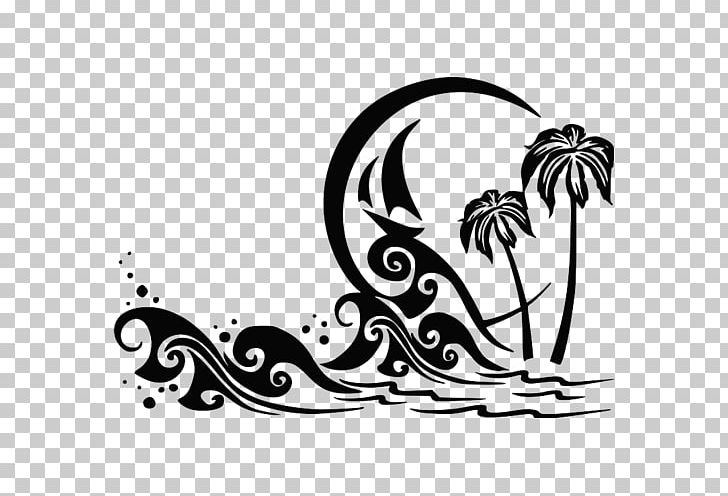 Wind Wave Drawing PNG, Clipart, Arecaceae, Art, Artwork, Black, Black And White Free PNG Download