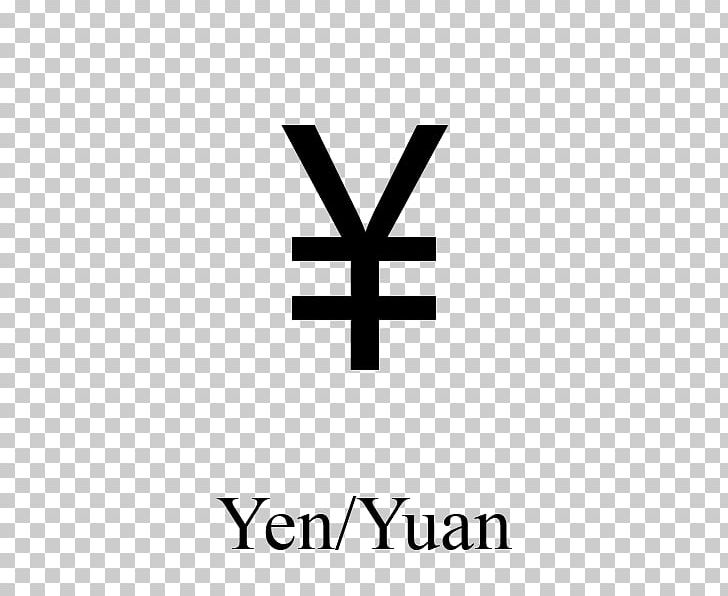 Currency Symbol Renminbi Japanese Yen Character PNG, Clipart, Angle, Area, Black, Brand, Character Free PNG Download
