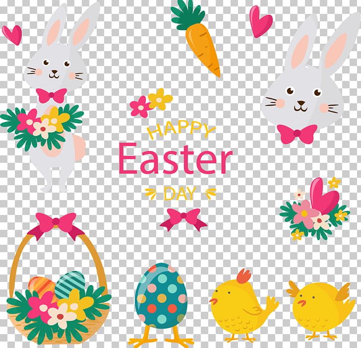 Easter Bunny Easter Egg Little Gray Rabbit PNG, Clipart, Artwork, Baby Toys, Carrot, Cute Animals, Cute Border Free PNG Download