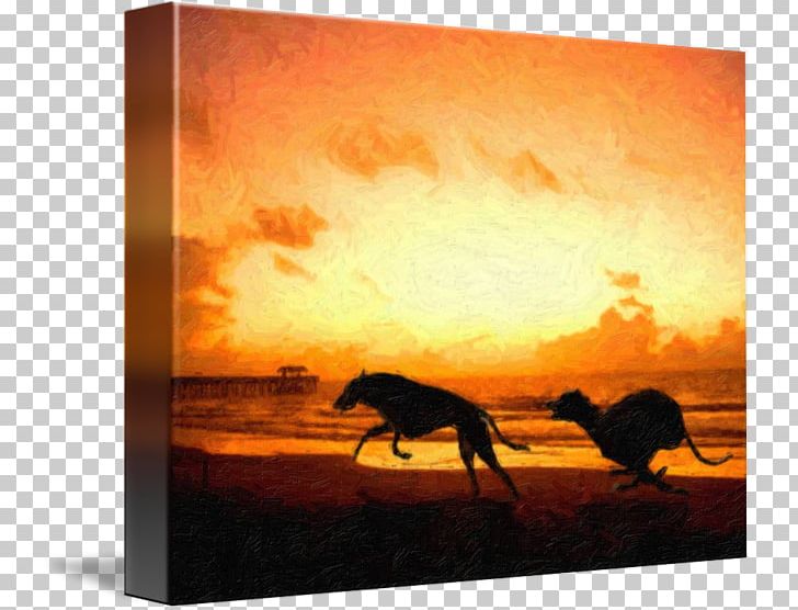 Greyhound Painting Canvas Print Art PNG, Clipart, Abstract Art, Art, Artist, Beach Sunset, Canvas Free PNG Download