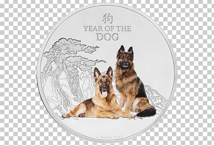 German Shepherd Silver Coin Dog PNG, Clipart, 2018, Bullion, Carnivoran, Chinese Zodiac, Coin Free PNG Download