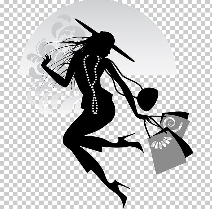 Silhouette Woman Online Shopping Fashion PNG, Clipart,  Free PNG Download