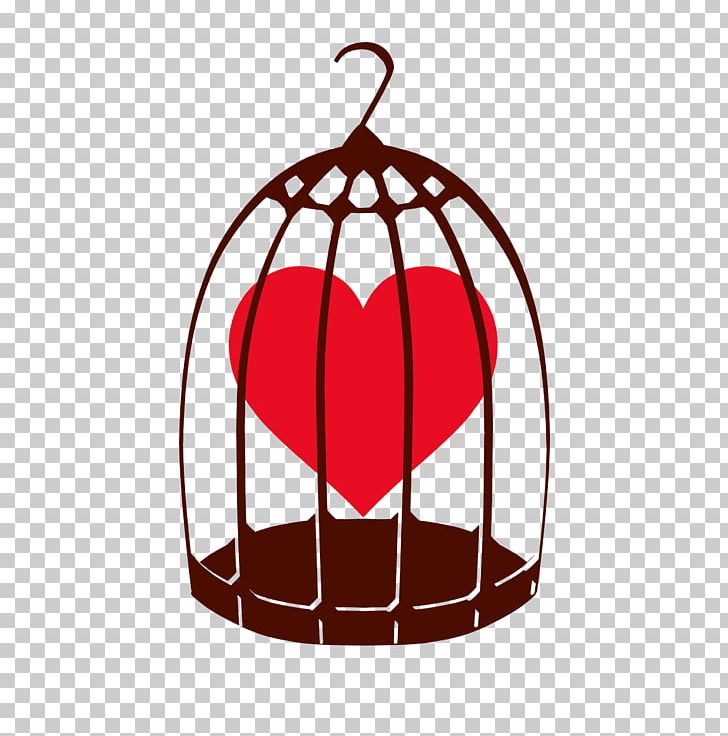 Bird Cage And Heart Red. PNG, Clipart, Birdcage, Download, Green, Heart, Line Free PNG Download