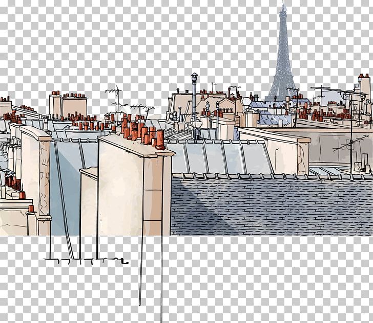 Paris Window Fototapet Roof Illustration PNG, Clipart, Angle, Architecture, Building, Ceiling, City Free PNG Download