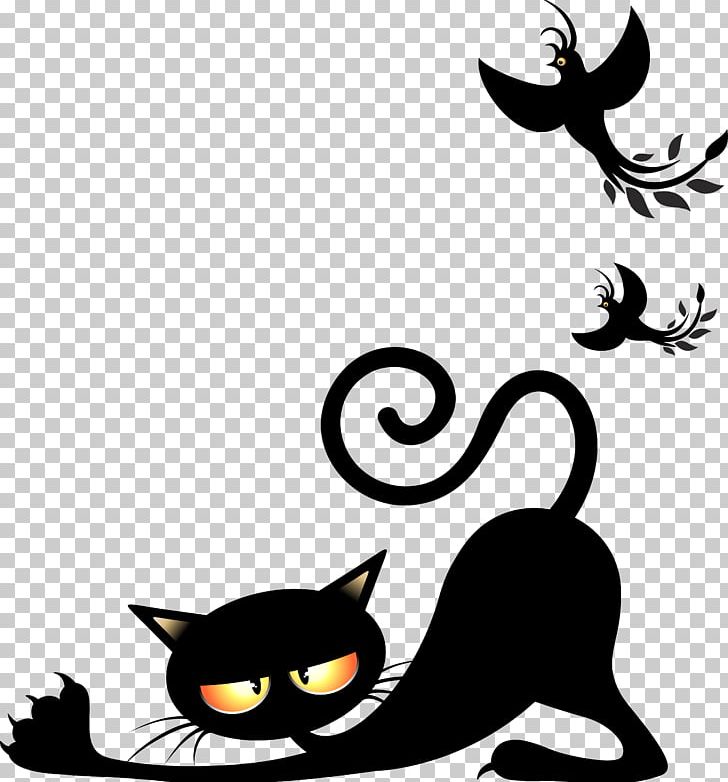 Pink Cat Kitten Black Cat PNG, Clipart, Animals, Bird, Black, Black, Black Cat Free PNG Download