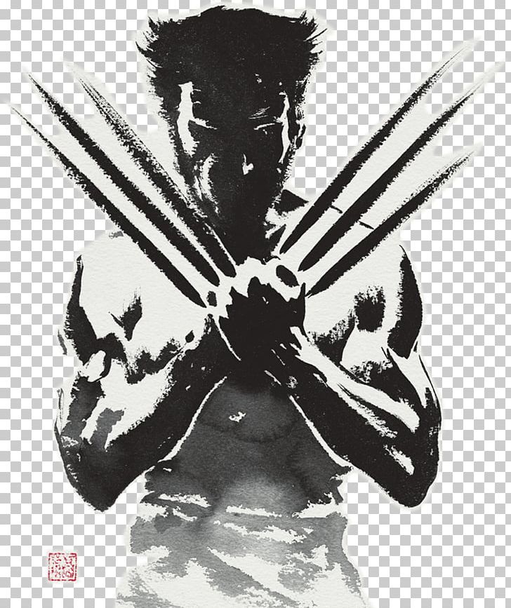 Wolverine Silver Samurai X-Men Poster Film PNG, Clipart, Black And White, Celebrities, Cold Weapon, Comic Book, Fictional Character Free PNG Download